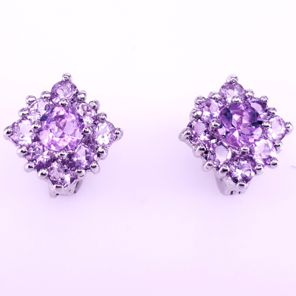 Light amethyst earrings